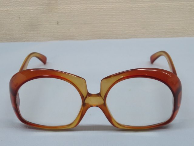 フロント幅14.5㎝★ChristianDior 52□16 1205 メガネフレーム 度あり FRAME AUSTRIA クリスチャンディオール USED 90770★！！_画像2