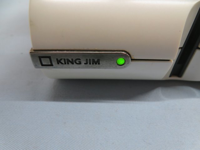 ★KING JIM SR3700P ラベルライター TEPRA PRO キングジム テプラプロ アダプター/USBケーブル付き USED 91258★！！_画像2