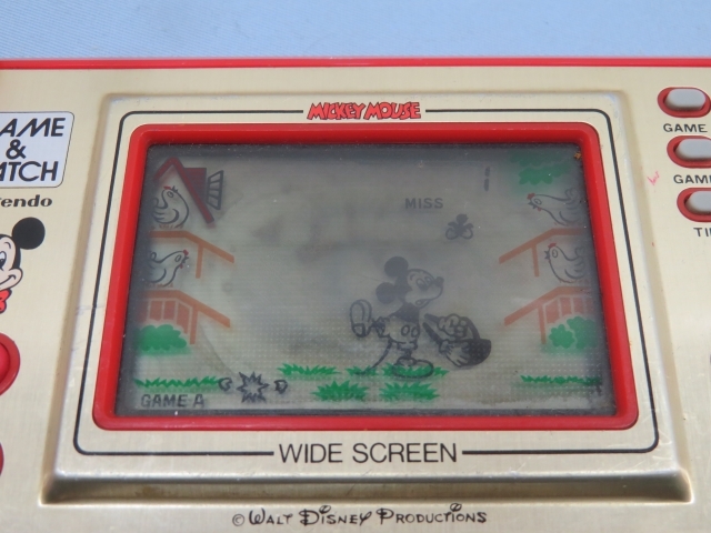 2台セット★Nintendo Mickey Mouse/DONKEY KONG JR GAME＆WATCH 任天堂 ゲーム＆ウォッチ ミッキーマウス/ドンキーコング 電池蓋なし 91826_画像3