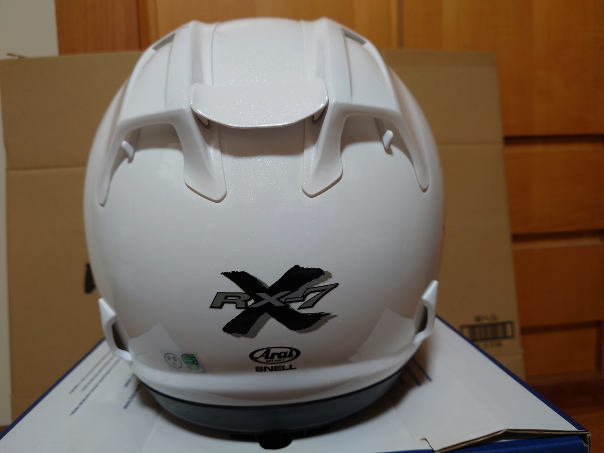 アライ Arai RX-7X グラスホワイト 59-60 Lサイズ_画像5