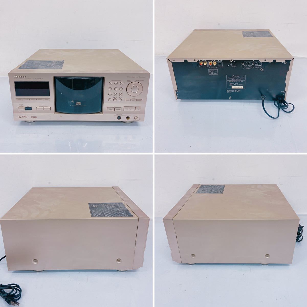 1B025 Pioneer パイオニア CDチェンジャー PD-F1007 301連装 CDプレーヤー 音響機器 音楽 _画像2