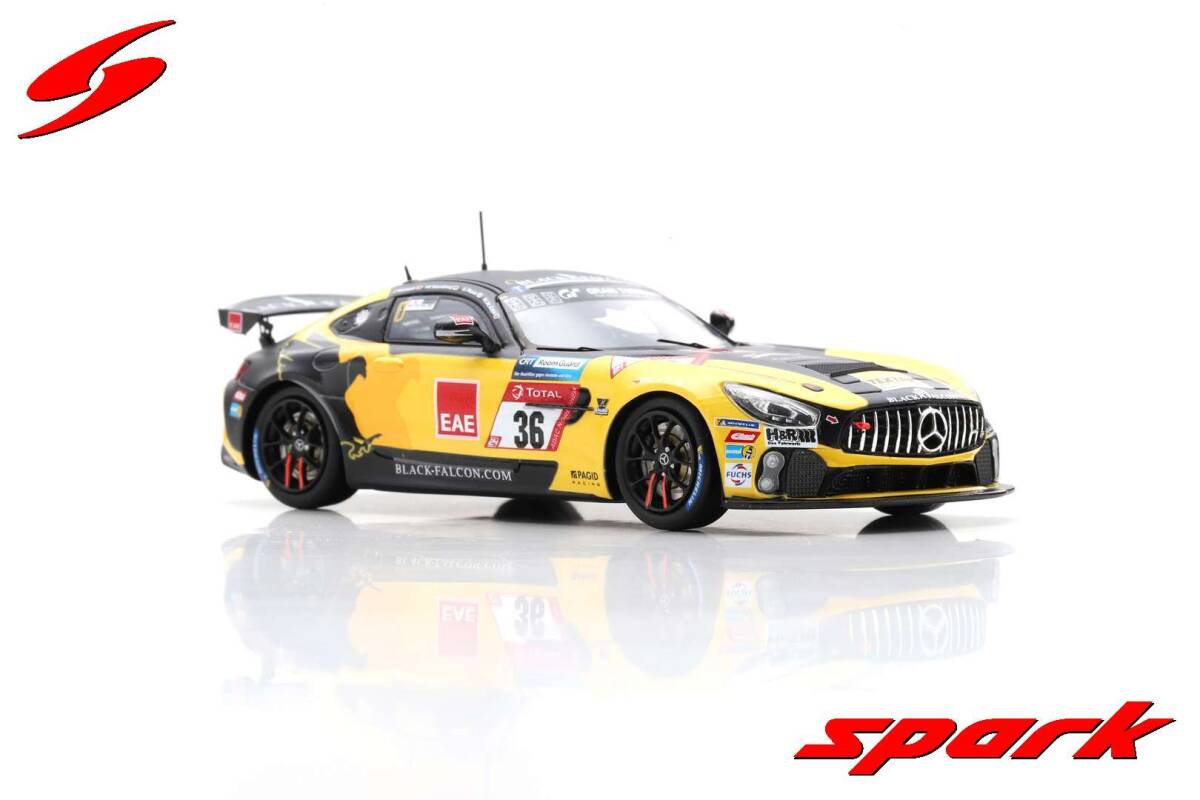 ■限定300pcs. スパークモデル 1/43 2021 メルセデスAMG GT4 #36 ニュルブルクリンク24h SP 8Tクラス優勝_画像3