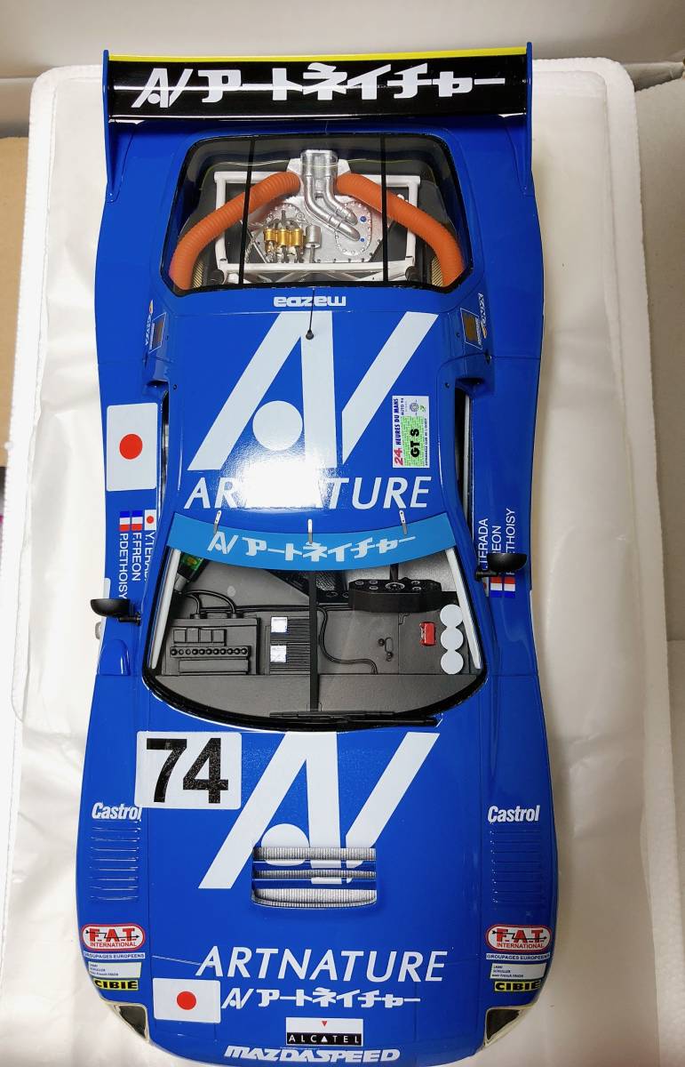 ■トップスピード 1/18 1994 マツダRX-7 #74 ルマン24h_画像8