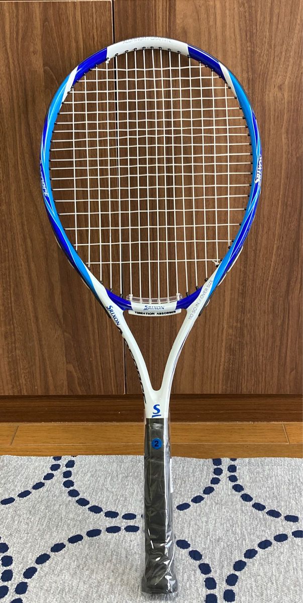 新品未使用 SRIXON (スリクソン) [ガット張り上げ済] 硬式テニス ラケット アドフォース ブルー SR21506