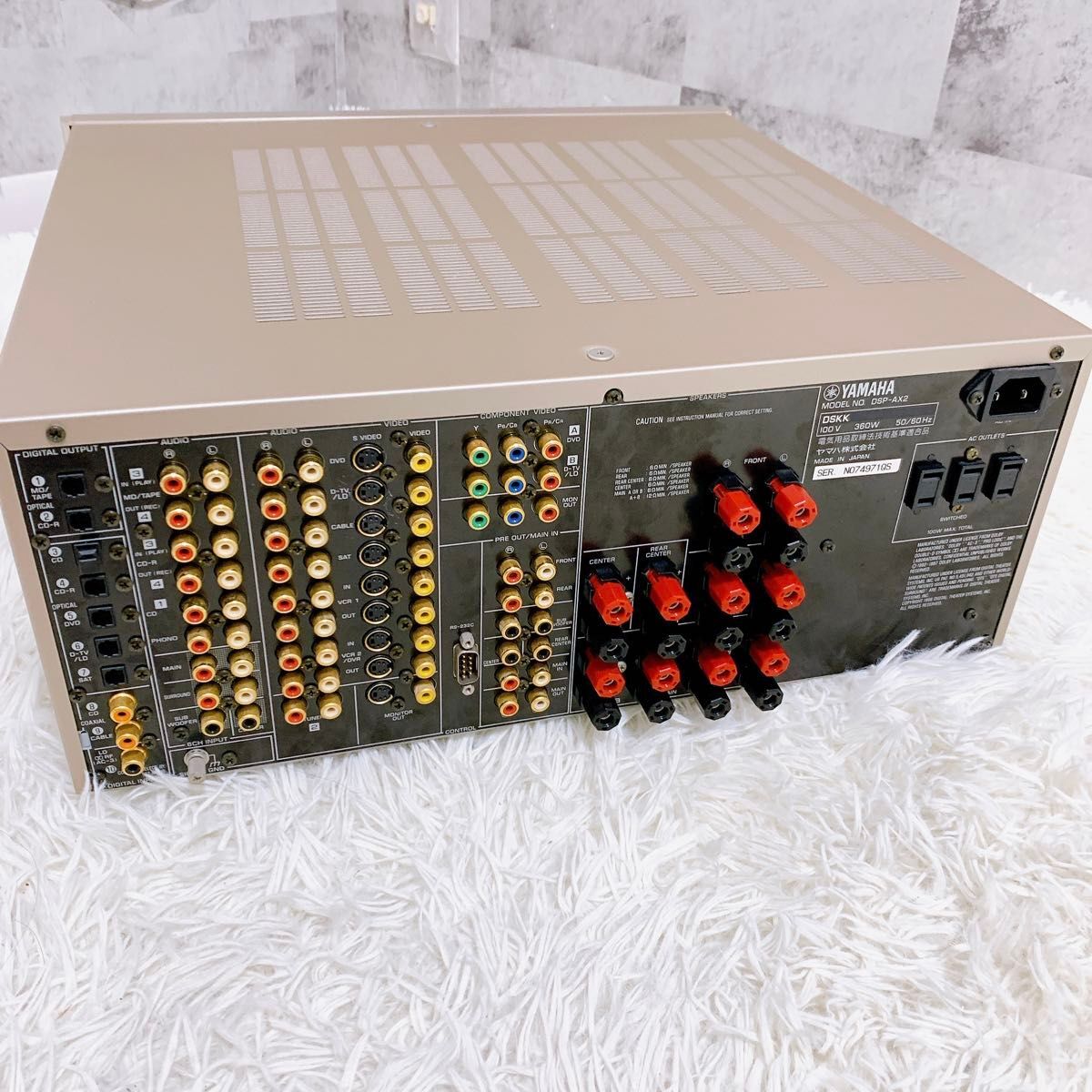 Yahoo!オークション - 希少 完動品 YAMAHA ヤマハ DSP-AX2 N Yahoo!オークション - 希少 完動品 YAMAHA ヤマハ DSP-AX2 N