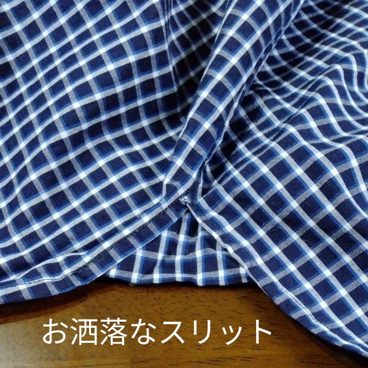 【美品】【 solidwarp 】熟練職人による丹念に縫い上げられたシャツ　麻布十番　ダブルカフス