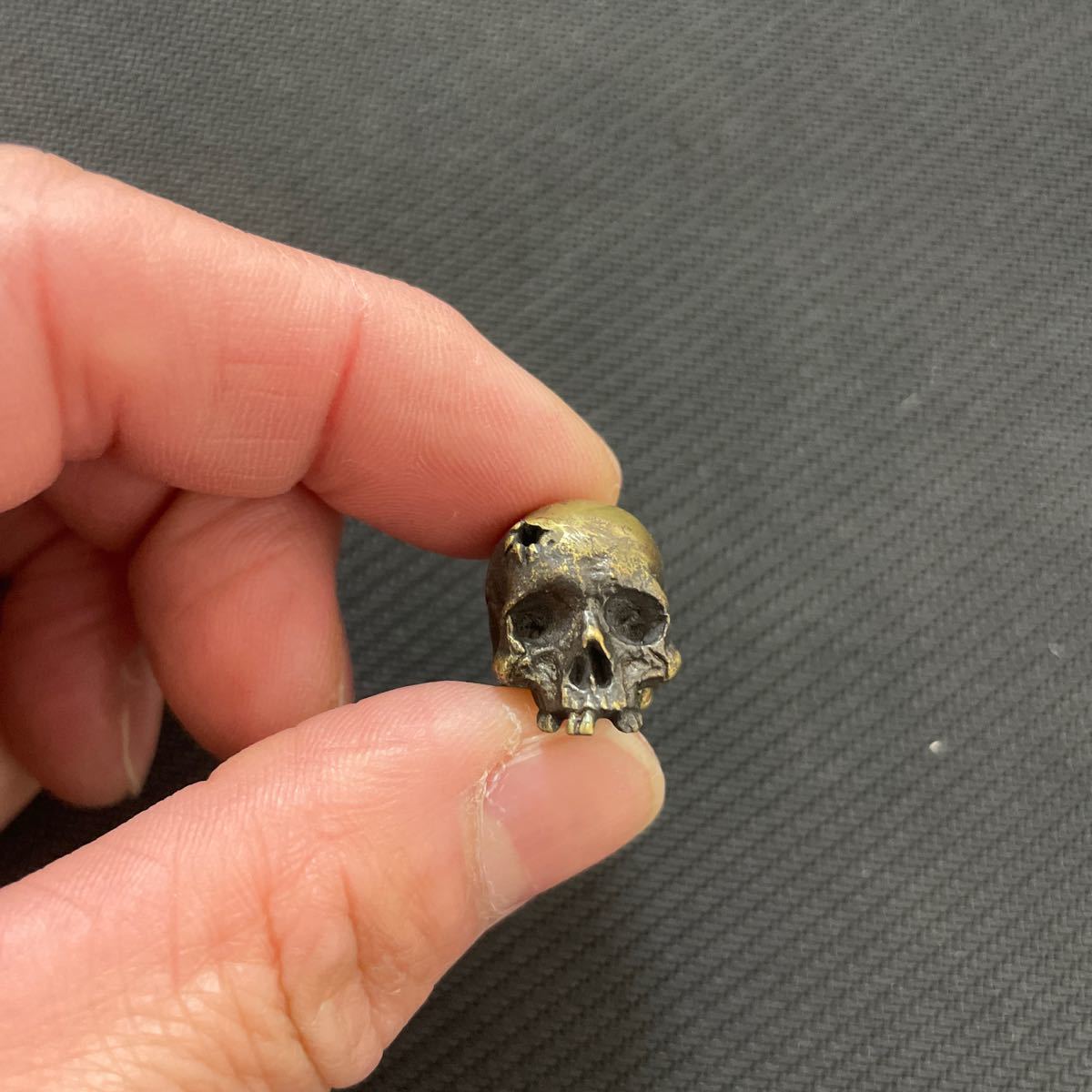 5100円 45design brass skull bead 検) EDC ナイフランヤード 5100円 45design brass skull bead 検) EDC ナイフランヤード