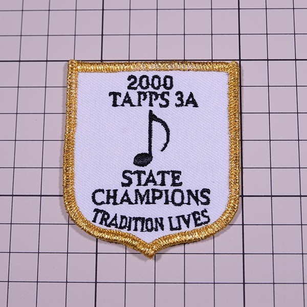 EF140 2000 TAPPS 3A STATE CHAMPIONS TRADITION LIVES 音楽系 ワッペン パッチ ロゴ エンブレム アメリカ 米国 USA 輸入雑貨_画像3