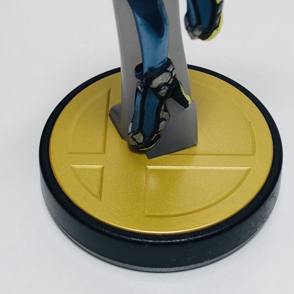 M5307 ●中古 美品 即決●amiibo ゼロスーツサムス (アミーボ 大乱闘スマッシュブラザーズ メトロイド)●METROID / Zero Suit Samusの画像3