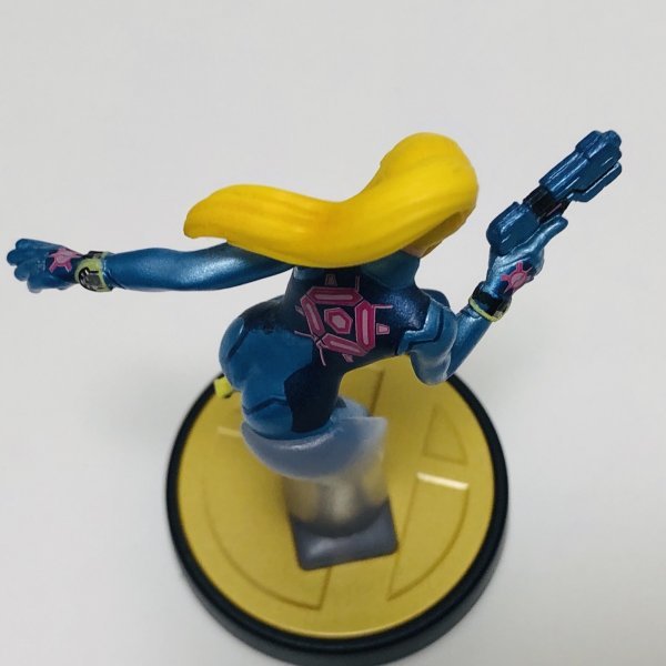 M5307 ●中古 美品 即決●amiibo ゼロスーツサムス (アミーボ 大乱闘スマッシュブラザーズ メトロイド)●METROID / Zero Suit Samusの画像7