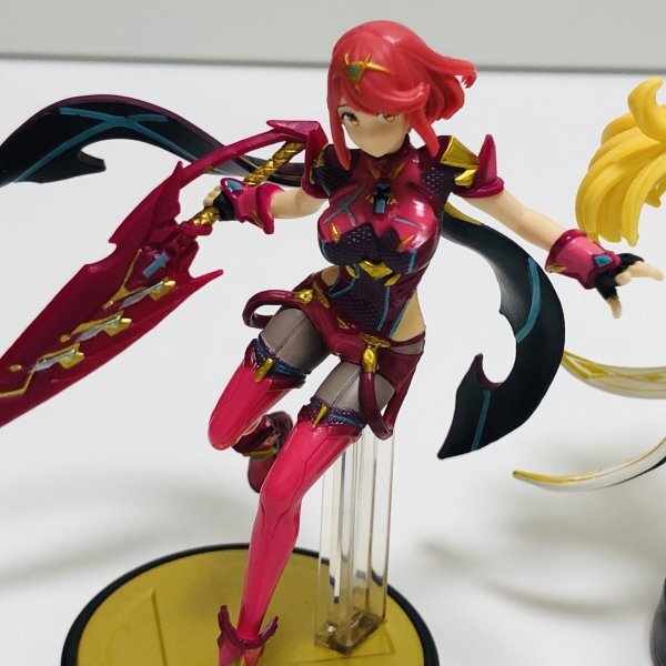 M5378 ●中古 美品 即決●amiibo ホムラ ヒカリ (アミーボ ゼノブレイド 大乱闘スマッシュブラザーズ)●Super Smash Bros / PYRA / MYTRA_画像2