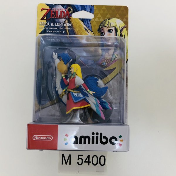 M5400 ●新品 未開封 即決●amiibo ゼルダ ＆ ロフトバード (スカイウォードソード アミーボ ゼルダの伝説●_画像1