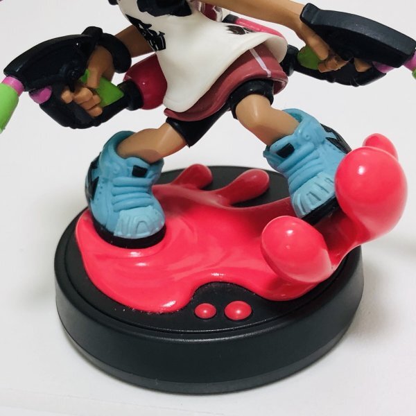 M5459 ●中古 美品 即決●amiibo ガール ネオンピンク (スプラトゥーン アミーボ イカガール) ●Splatoon / Inkling Girl - Neon Pink_画像3