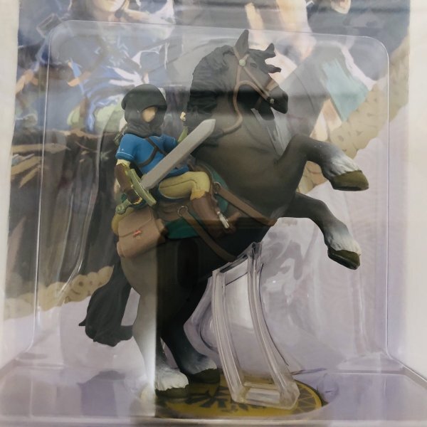 M5519 ●新品 未開封 即決●amiibo リンク (騎乗 馬 アミーボ ゼルダの伝説 ブレスオブザワイルド) ●The Legend of Zelda / Link (Rider)_画像2