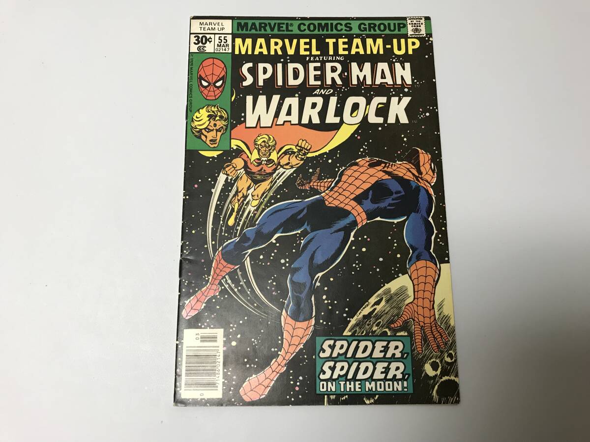 Spider-Man スパイダーマン/ Warlock (MARVEL TEAM-UP) 1977年 英語版 #55_画像1