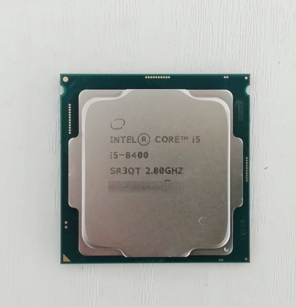 【稼動品回収】Intel Core i5-8400 SR3QT コア6 スレッド6 キャッシュ9MB 2.80GHz(最大4.00GHz) FCLGA1151 即納【H24022613】_画像1