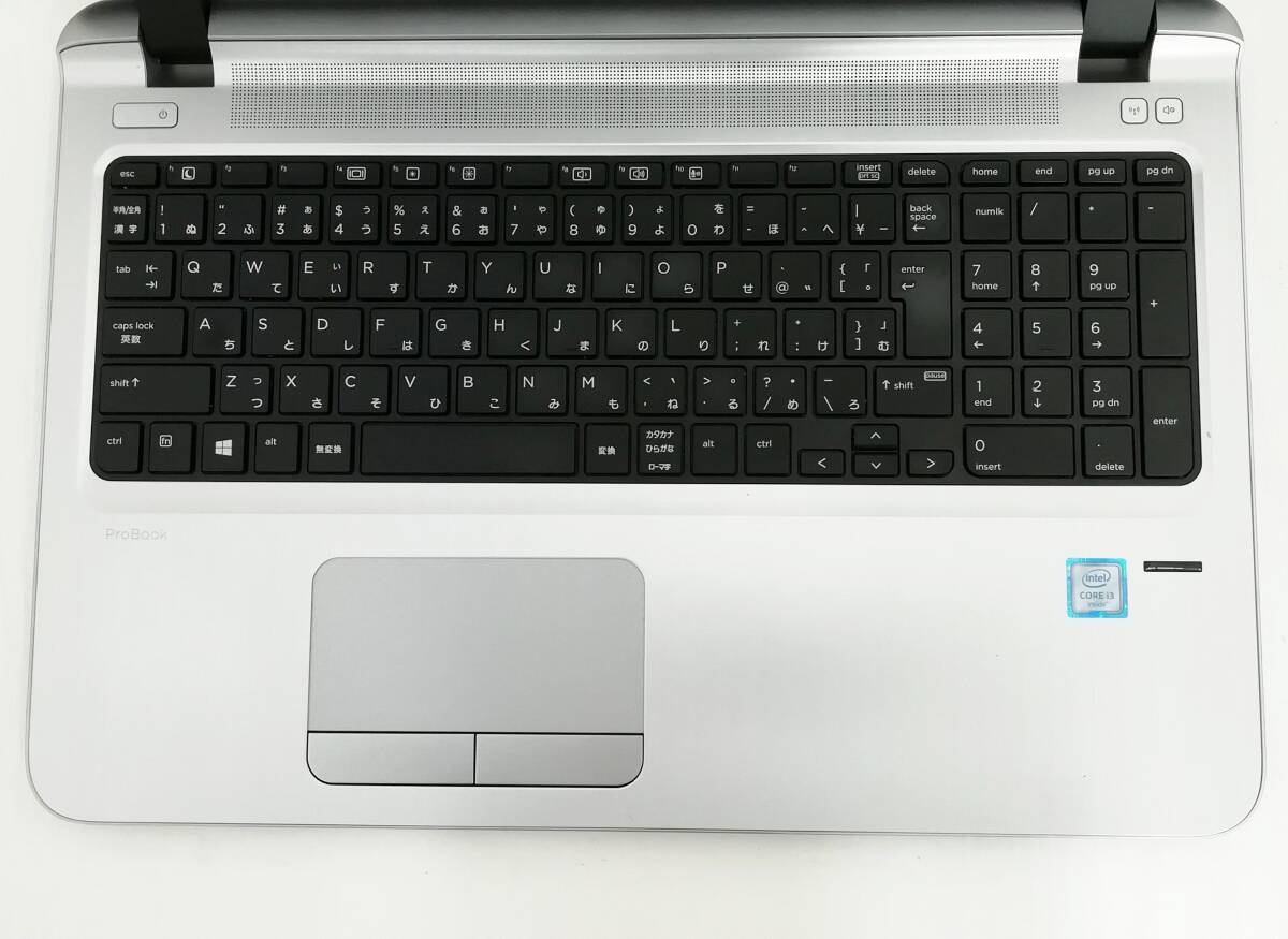 hp ProBook 450 G3 Core i3 6100U メモリ8GB 新品SSD 2.5インチ256GB Windows 10 Pro 64bit 即納 一週間返品保証【H24022301】_画像4