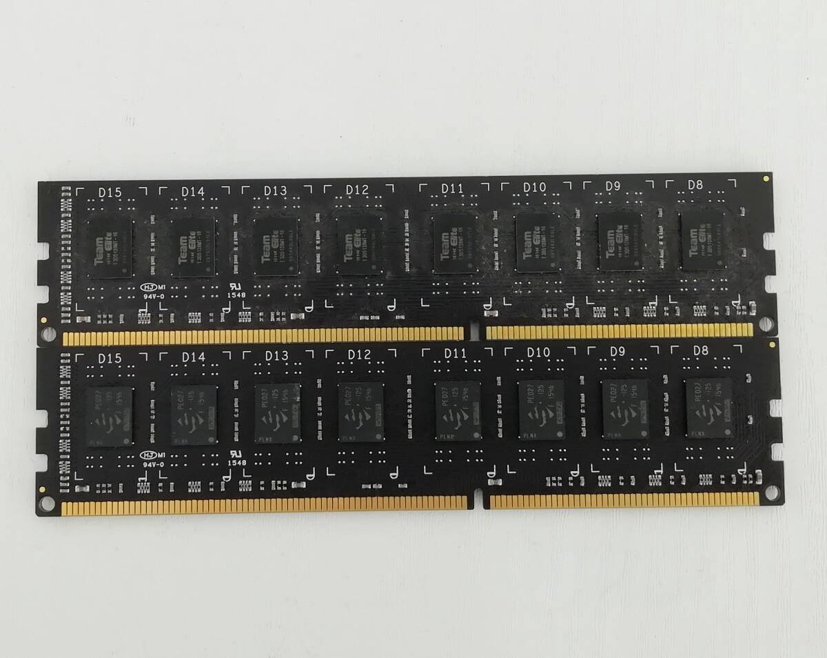 Team Group DDR3-1600 8GB×2枚セット 計16GB TED38G1600C11BK デスクトップ メモリ PC3-12800 ゆうパケット発送 即納 【H24022627】の画像2