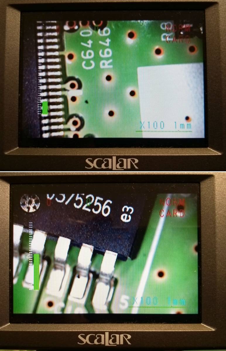 SCaLaR/スカラ デジタル現場顕微鏡 DG-3x コードレスマイクロスコープ 230万画素 専用ケース付き即納 一週間保証【H24012608】_画像3