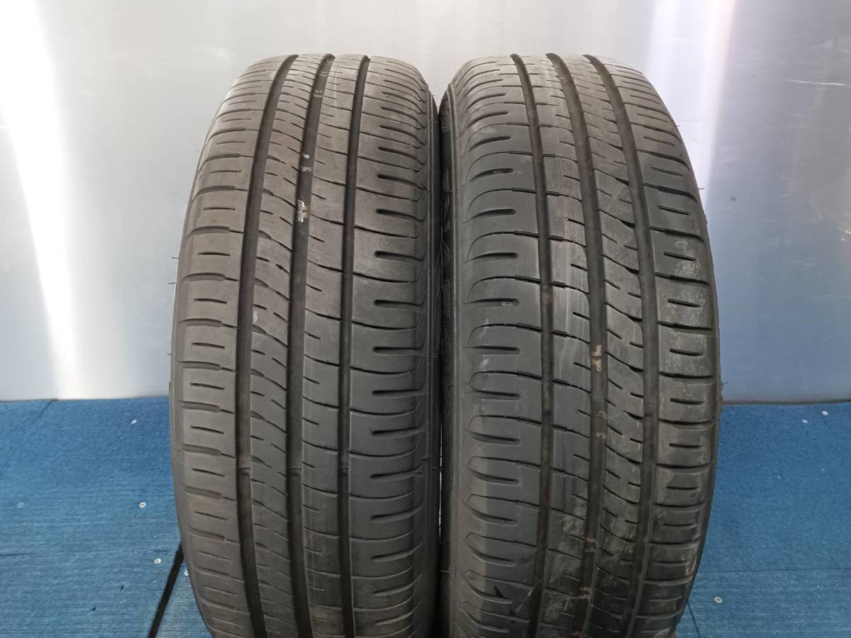 ★8-8.5分山★21年製★ ダンロップENASAVE EC204 175/65R14　社外ホイール 14×5.5J +45 4H-100 4本セット　E172_画像9