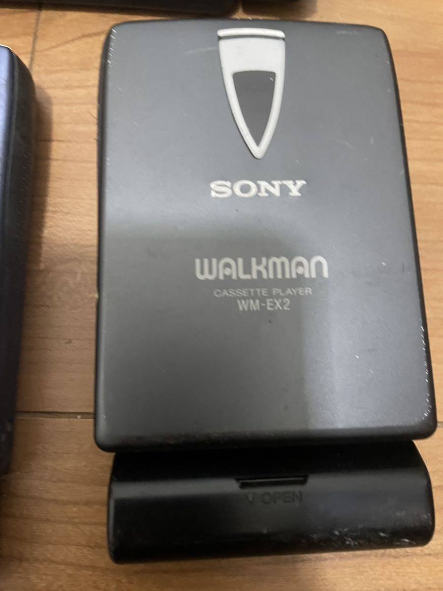カセットプレーヤー SONY WALKMAN Panasonic AIWA カセットウォークマン WM-EX2 EX777 Ex921 9台まとめて売る_画像3