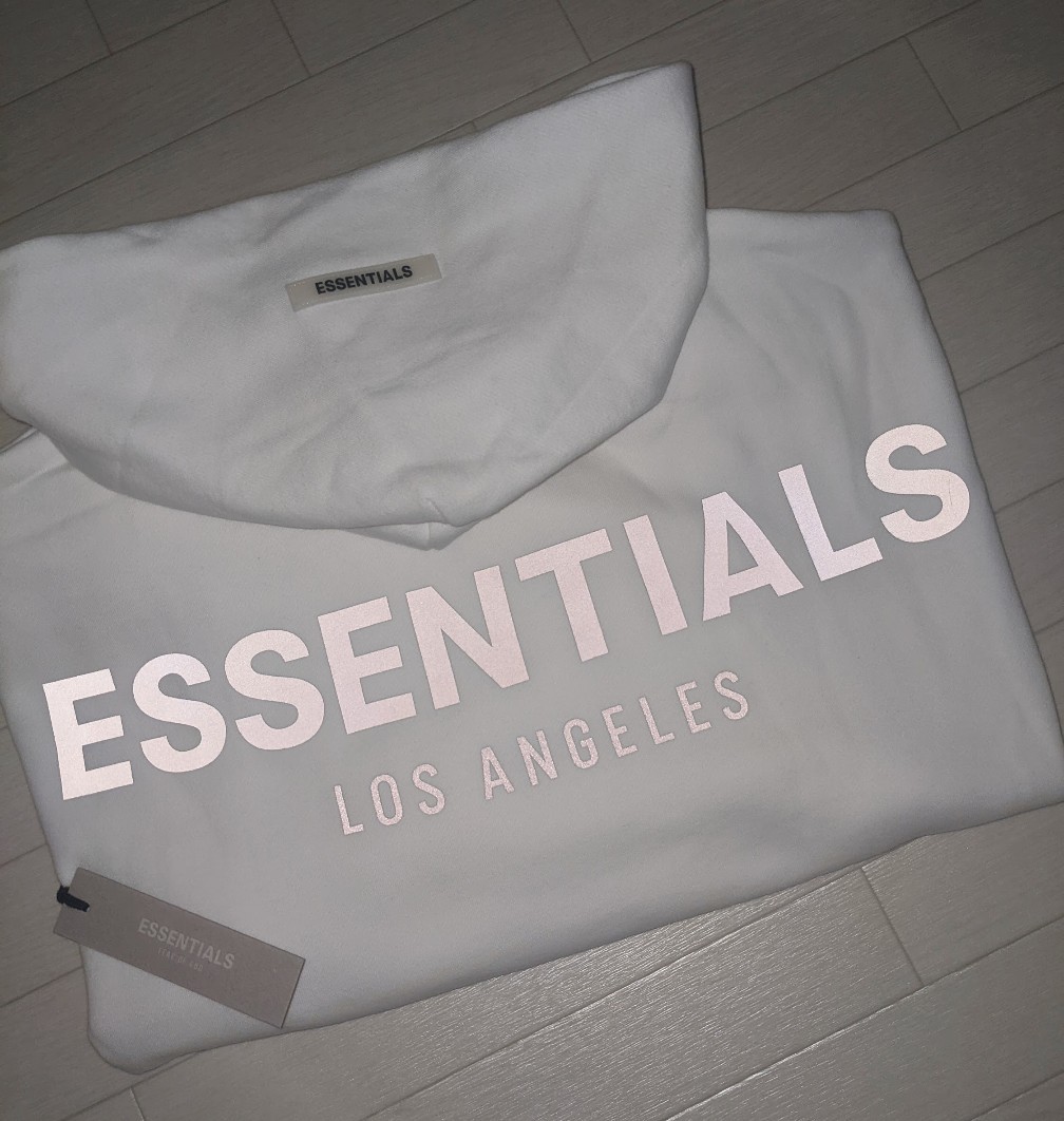 新品 FOG ESSENTIALS エッセンシャルズ LA パーカー Ｌ ホワイト ★送料無料★_画像5