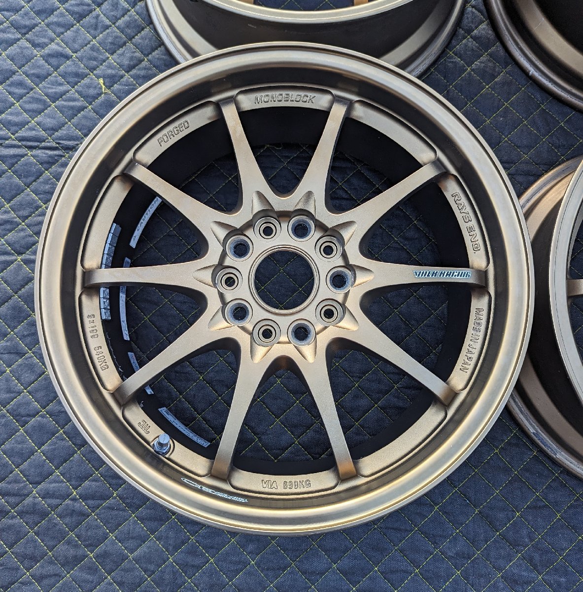 RAYS VOLK RACING CE28N 17インチ 7.5J +50 114.3 5穴 ブロンズ 4本セット 絶版モデル 希少 超美品 DC5 CL7 EP3 FN2 CL1_画像4