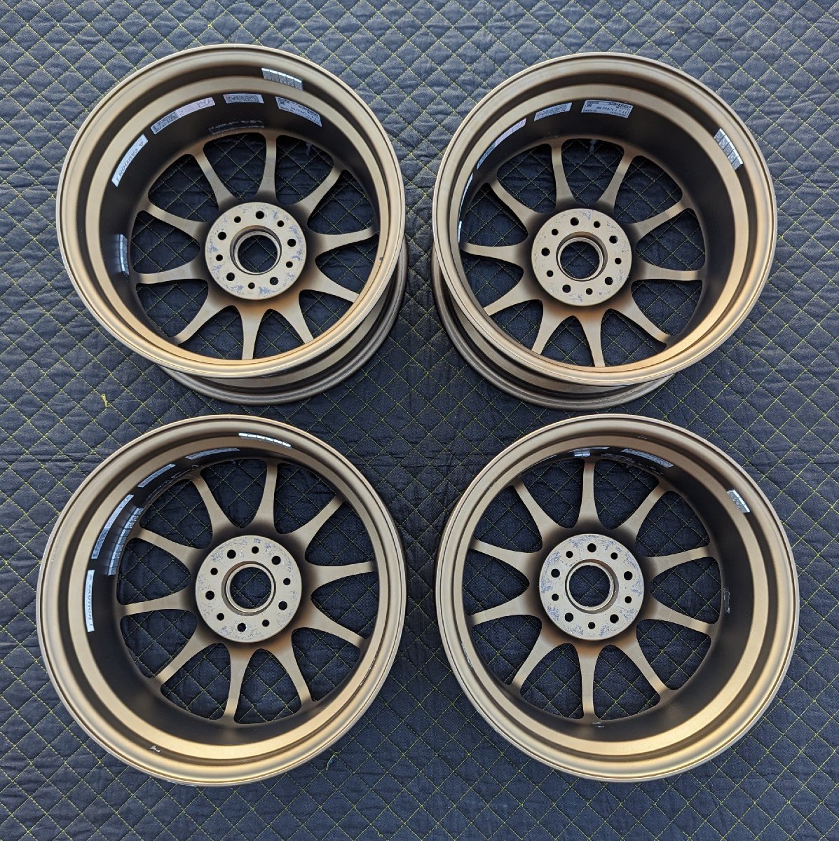 RAYS VOLK RACING CE28N 17インチ 7.5J +50 114.3 5穴 ブロンズ 4本セット 絶版モデル 希少 超美品 DC5 CL7 EP3 FN2 CL1_画像6