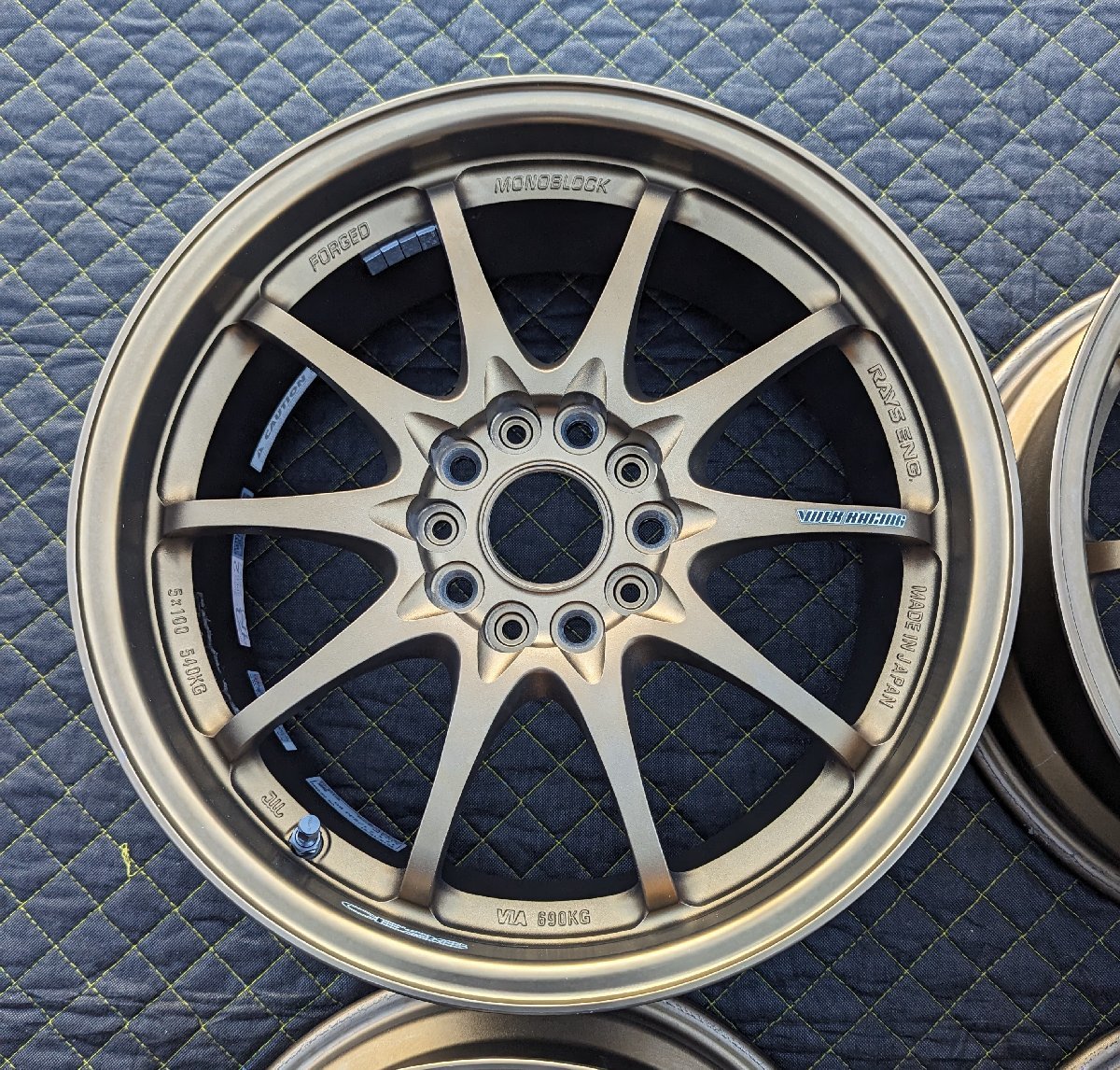 RAYS VOLK RACING CE28N 17インチ 7.5J +50 114.3 5穴 ブロンズ 4本セット 絶版モデル 希少 超美品 DC5 CL7 EP3 FN2 CL1_画像5