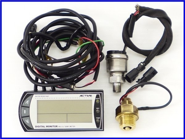 《S》1990年 GPz900R ACTIVE デジタルモニター レブ＆テンプメーター♪油温/水温センサーボルト付♪GPz750R♪_画像1