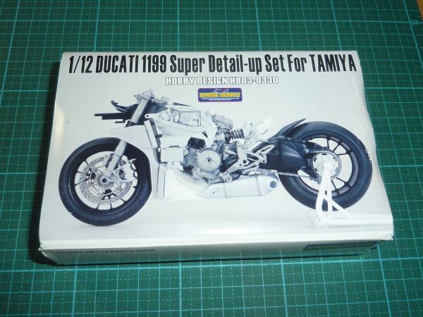 1/12 ドゥカティ 1199 パニガーレ スーパーディティールアップセット タミヤ用 ホビーデザイン HOBBY DESIGN HD03-0330 レジンキット_画像1