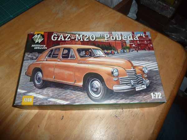 1/72　GAZ-M20 ロシア ガズ ポペーダ セダン乗用車 ミリタリーホイールス Military Wheels　ポベーダ　ポピェーダ　ソ連　ソビエト_画像1