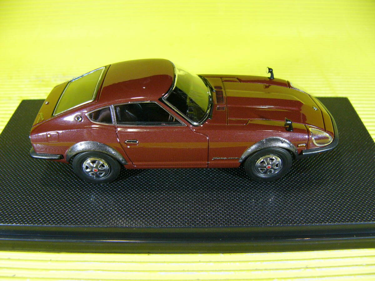 エブロ 1/43 日産 フェアレディ 240 ZG (S30) FAIRLADY マルーン (最安送料レタパ520円)_画像5