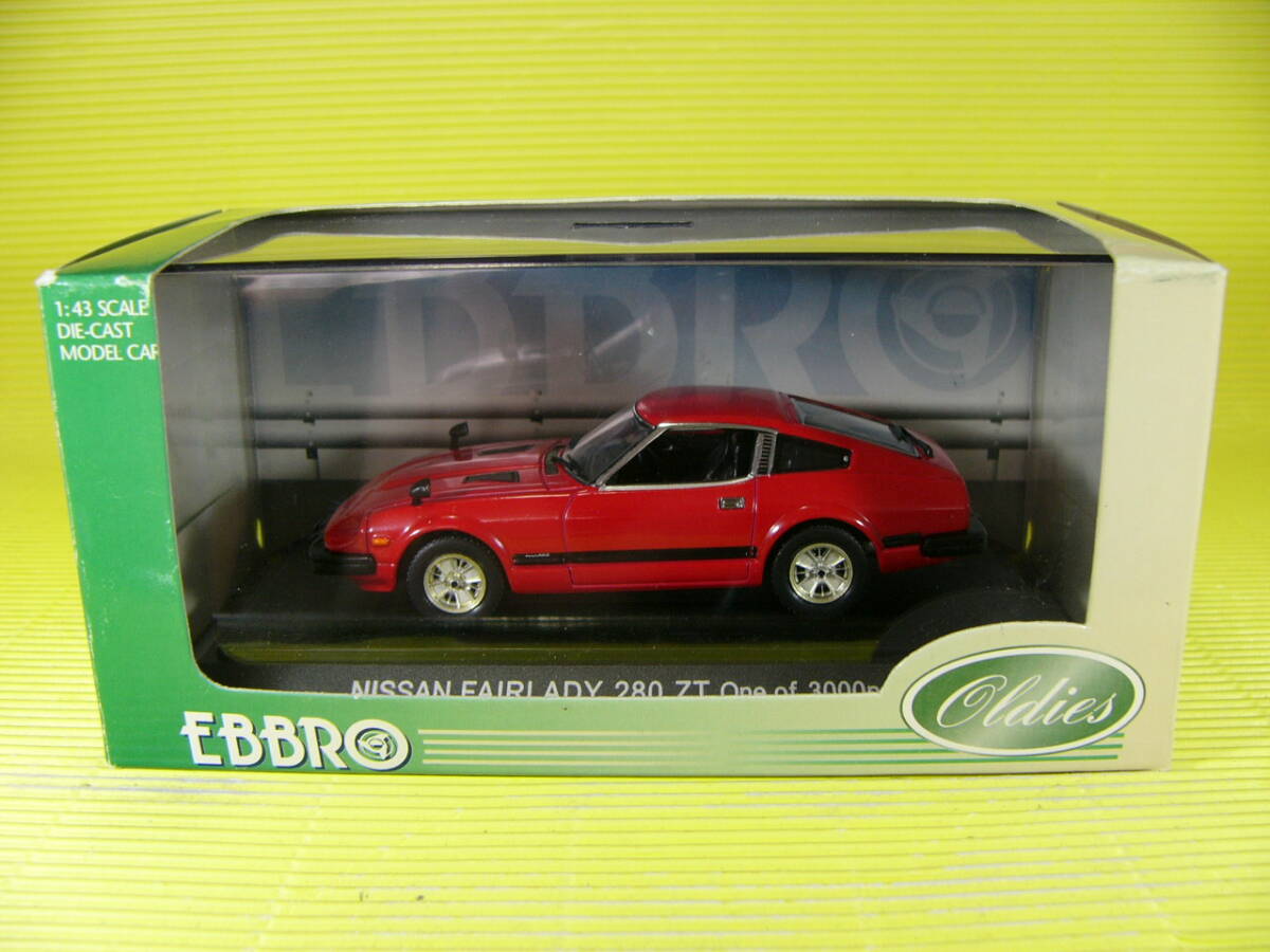 エブロ 1/43 日産 フェアレディ 280 ZT (S130) 赤 (最安送料レタパ520円)の画像1