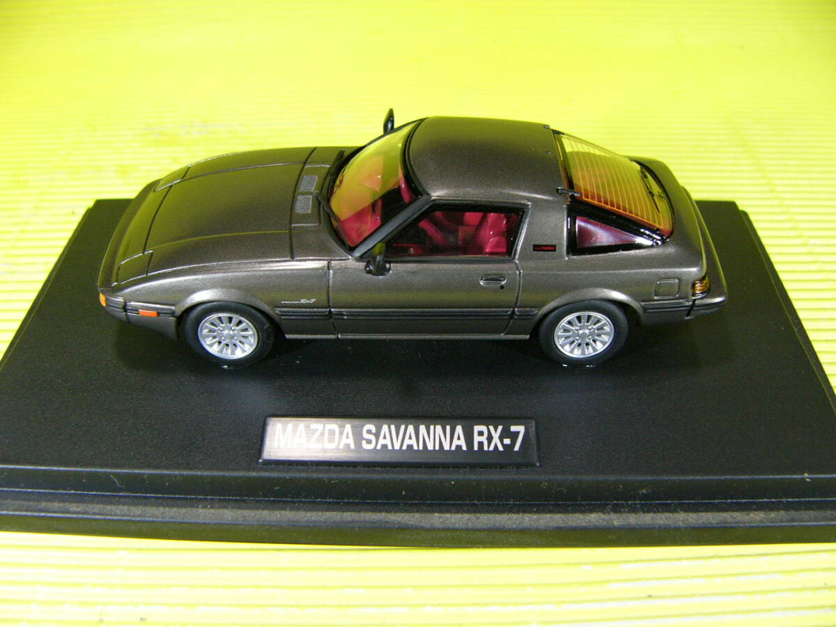 M4 M Tec 1/43 Mazda Savanna RX-7 (SA22C turbo ) gun gray Junk ( the cheapest postage retapa520 jpy )