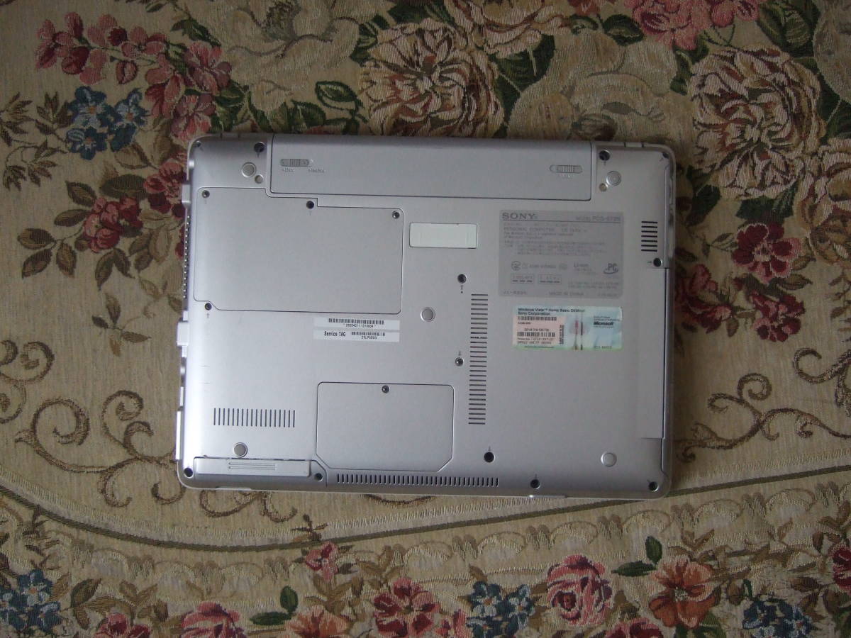 きれい Win98 Win95 XP SONY VGN-C51HB C. 1.86GHz/1.5GB/100GB/Multi/office2007 PCG-6T2N_画像7