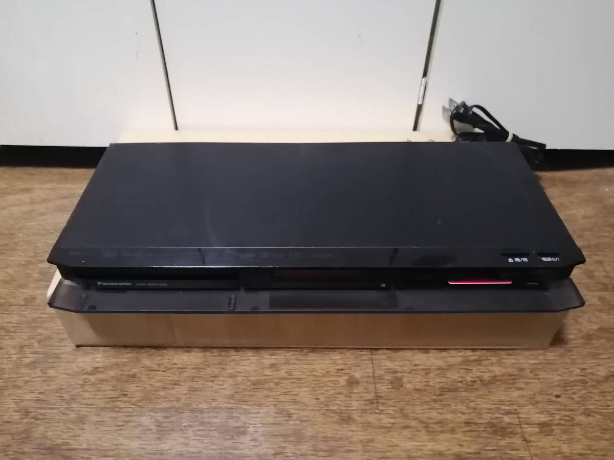 送料80S Panasonic HDD& BD DVD レコーダ－DMR-BRW1000 1TB 電源コード カード付 整備済_画像3