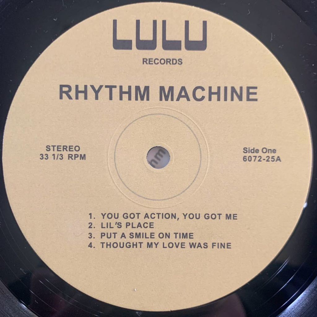 RHYTHM MACHINE / same // LP mellow sweet soul FUNK rare groove