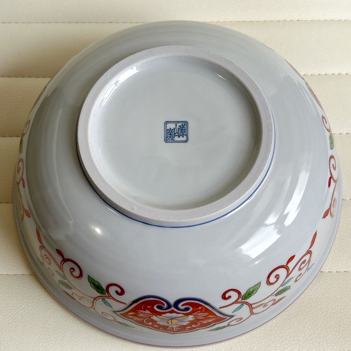 前畑陶器 庫山窯 金彩赤絵牡丹文 盛鉢 大鉢 菓子鉢 深鉢 丼鉢 古 前畑陶器 庫山窯 金彩赤絵牡丹文 盛鉢 大鉢 菓子鉢 深鉢 丼鉢 古