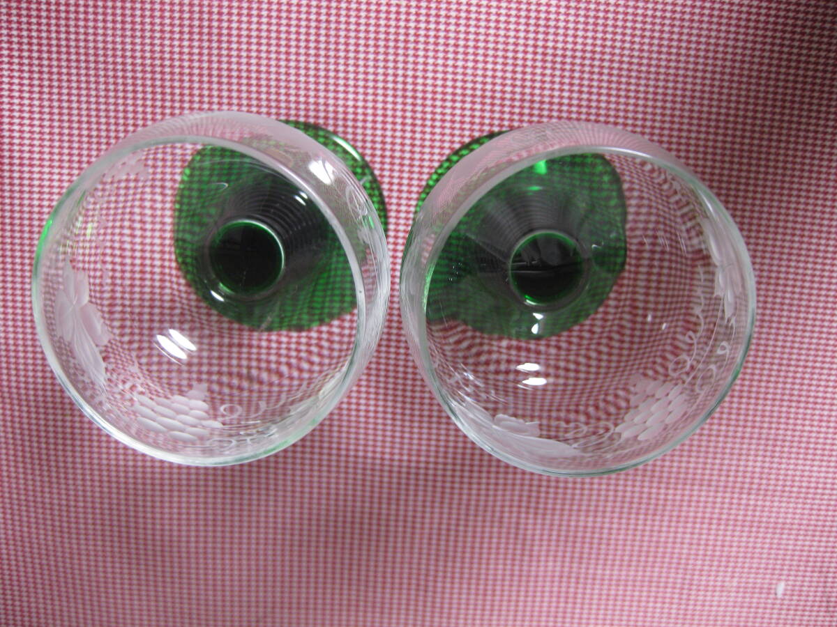  unused goods MADE IN GERMANY Germany made pair wine glass 