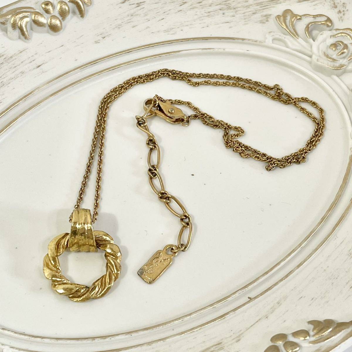 正規品 イヴサンローラン Yves Saint Laurent ゴールド サークル 正規品 イヴサンローラン Yves Saint Laurent ゴールド サークル