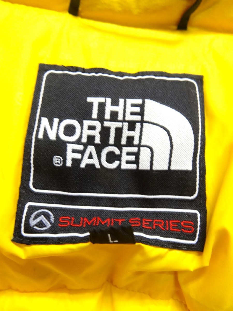 THE NORTH FACE ノースフェイス サミットシリーズ ハイベント ダウンジャケット 800FP メンズ Lサイズ 正規品 イエロー D6433_画像7