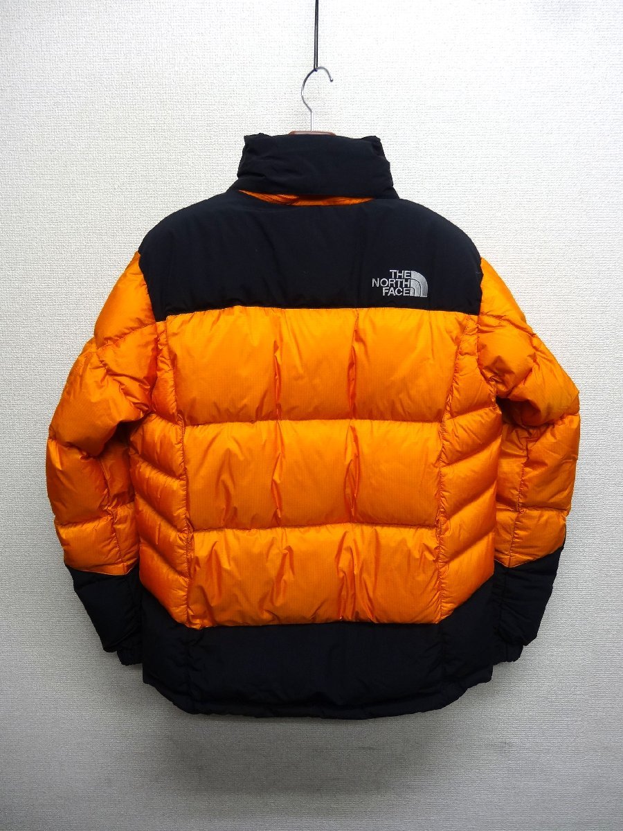 THE NORTH FACE ノースフェイス サミットシリーズ ダウンジャケット 700FP ウインドストッパー メンズ Mサイズ 正規品 イエロー D6467_画像2