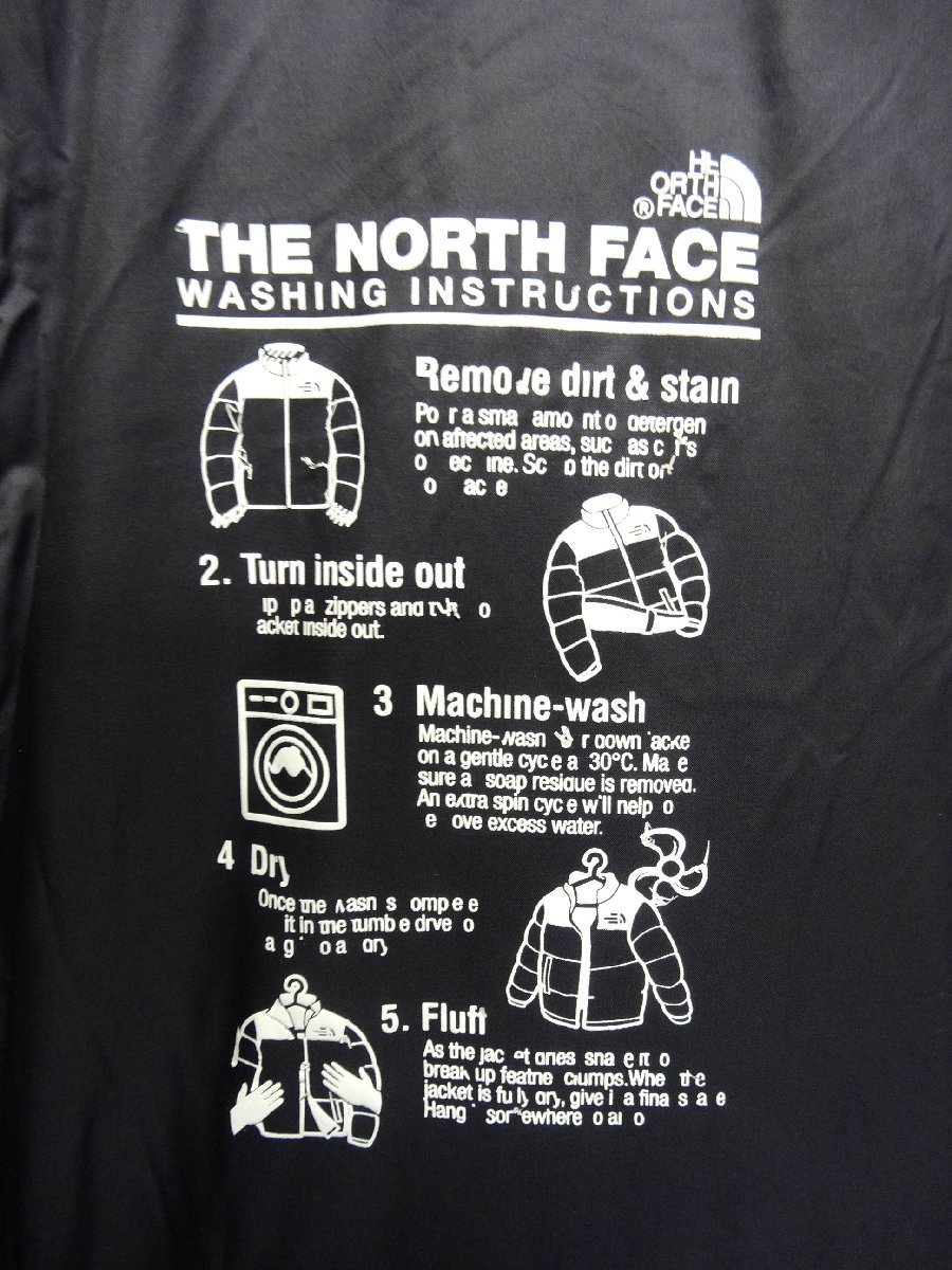 THE NORTH FACE ノースフェイス ドライベント ダウンコート ロング ダウンジャケット メンズ Mサイズ 正規品 ブラック D6459_画像9