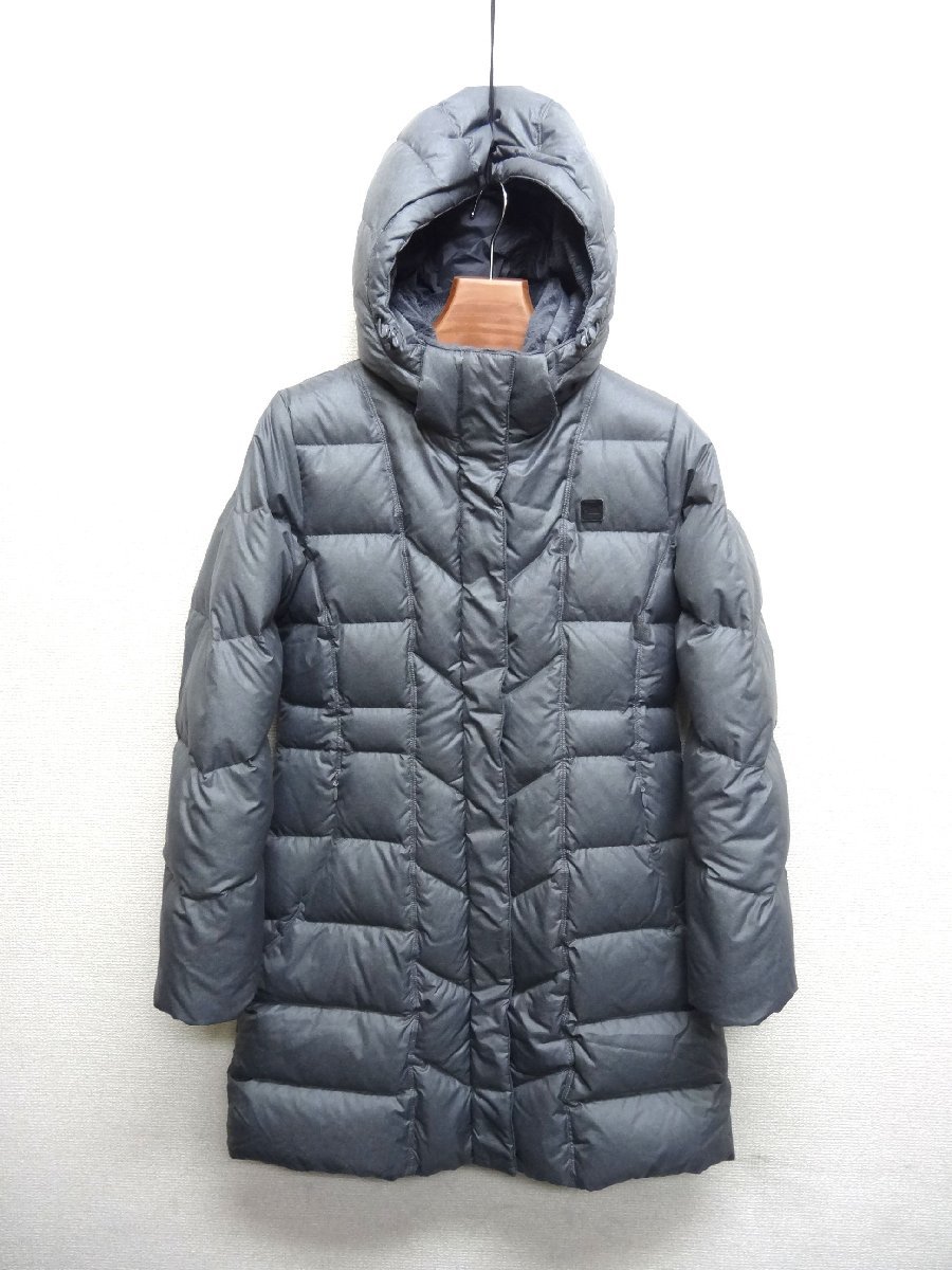 THE NORTH FACE ノースフェイス ダウンコート ロング ダウンジャケット レディース Mサイズ 正規品 グレー D6480_画像1