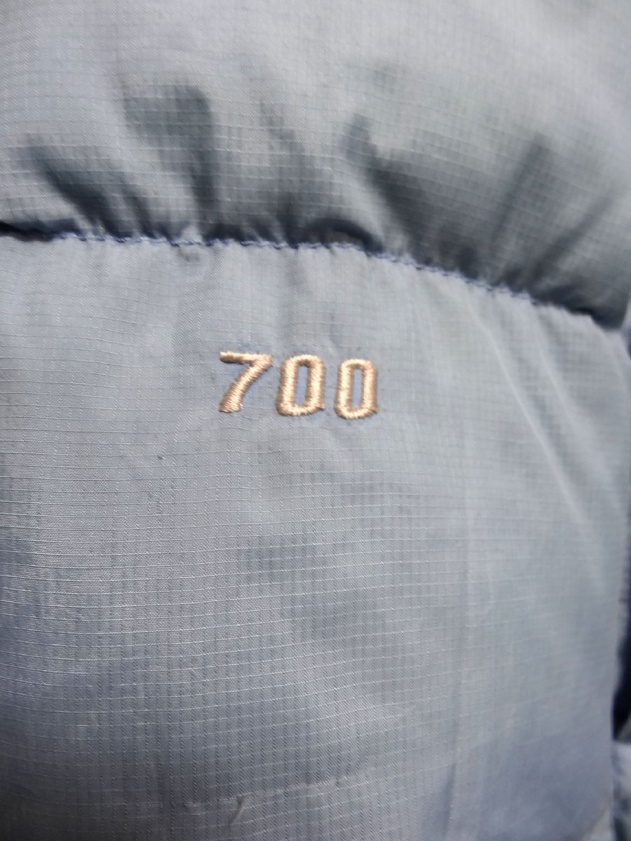 THE NORTH FACE ノースフェイス ダウンジャケット 700FP レディース XLサイズ 正規品 ブルー D5569_画像4