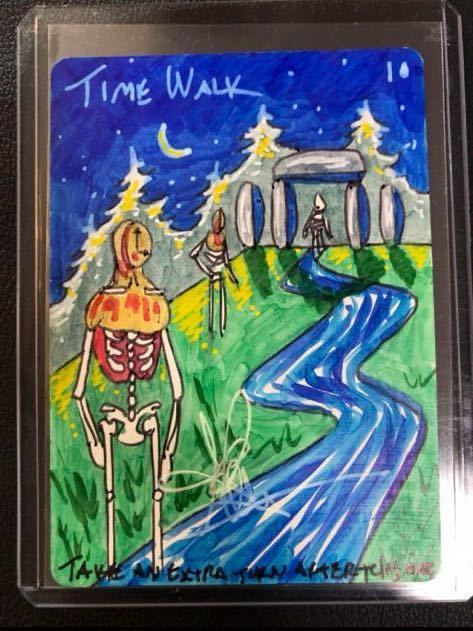 Time Walk 手描き スケッチアート Amy Weber氏 直筆イラスト Time Walk 手描き スケッチアート Amy Weber氏 直筆イラスト