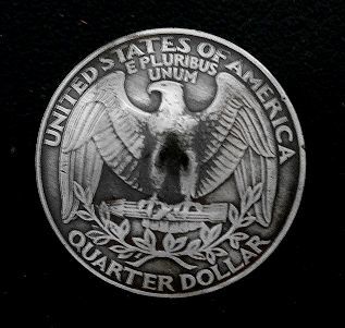 ◆在庫処分◆外貨コイン コンチョ アメリカ25セント直径23mm/ラスト1点_画像1