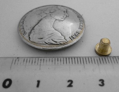 ◆在庫処分◆外貨コイン コンチョ オーストラリア20セントb直径27mm/ラスト1点_画像2