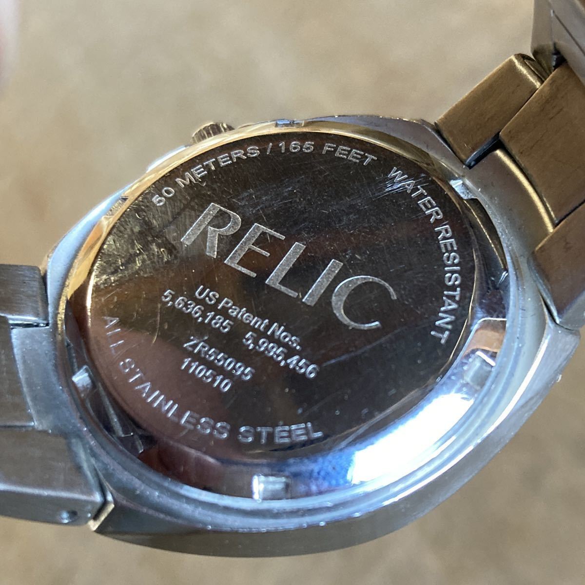 Fossil Relic 00s watch big tic dragon fire flame フォッシル レリック ビッグティック 腕時計_画像9